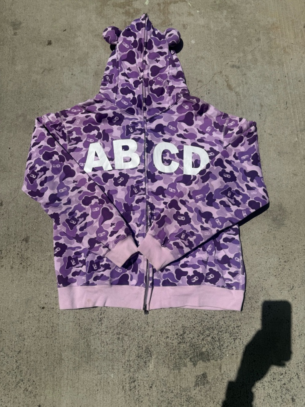 ABCD Jose Wong X Bape Full Zip Hoodie